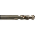 Screw Machine Drill Bit, #19 Size, 135  Degrees Point Angle, Cobalt Steel, Straw/Bronze Finish