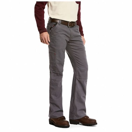 Men's Flame Resistant Pants, 14 cal/sq cm, M 9 oz DuraLight Stretch Canvas