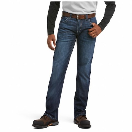 Men's Flame Resistant Pants, 14 cal/sq cm, M 11 oz DuraLight Denim