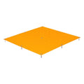 Detectable Warning Tile Steel Yellow, 24 in W x 24 in L, 1/16 in Thick