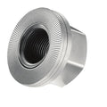 2-Piece Wedge Lock Nut, M22-2.5, Steel, Class 10, Zinc-Coated, 18 1/20 mm Ht, 10 PK