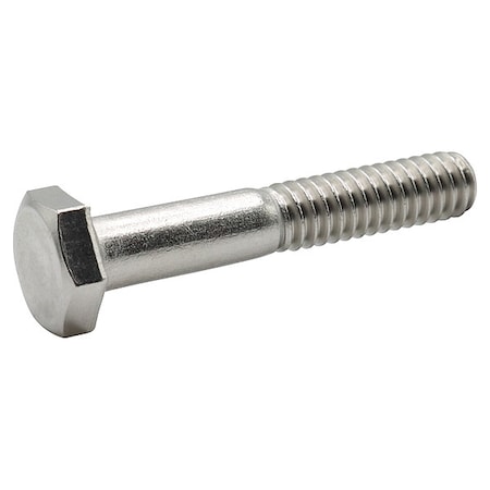18-8, 3/4"-10 Hex Head Cap Screw, Plain Stainless Steel, 11 in L