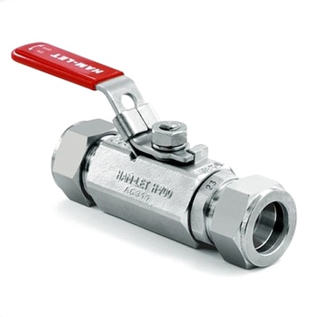 Manual 2-Way Ball Valve,Let-Lok,SS
