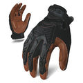 Impact Mechanics Glove,Black/Brown,L,PR