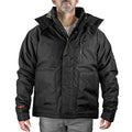 Unisex Insulated Jacket, Nylon, Black, L