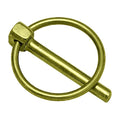 Lynch Pin, 7/16 in Dia, 1-5/8 in L, 1-5/8 in Usable Lg, Steel, 5 PK