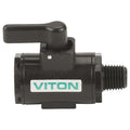 Manual 2-Way Ball Valve,NPT,Polypro