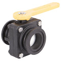 Manual 2-Way Ball Valve,Flange,Polypro