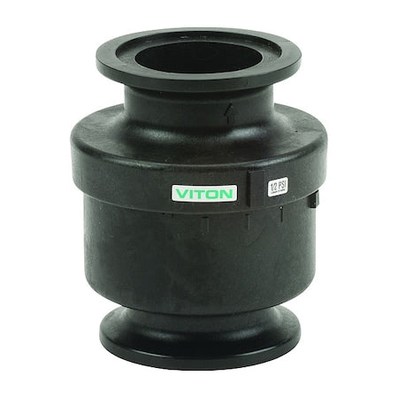 Check Valve, Inline Spring, 2 in Flanged, Polypropylene Body, 150 psi, 4.78 in OAL