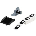 Pre-Cut Label Stock Roll, Black, Gloss