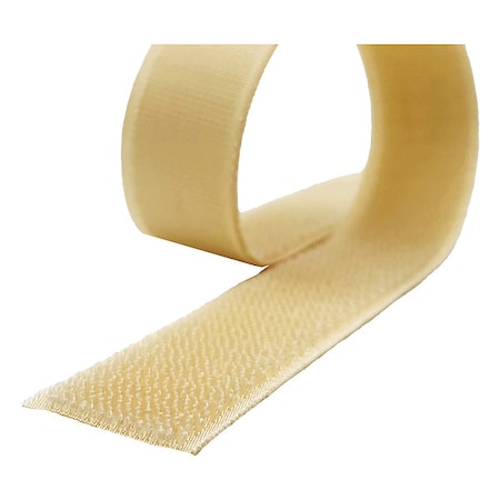 Hook-and-Loop Fastener, Beige, Roll