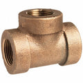 Tee Brass Brass Class 250 Pipe Fittings, 1 1/2 in Female NPT X 1 1/2 in Female NPT