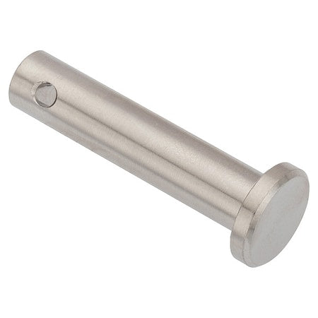 Precision Clevis Pin, 21 mm Dia, Stainless Steel, 1 PK