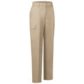 Women's Work Pant, 14, Khaki, 35% Cotton, 65% Polyester