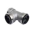 Tee, SS, Push-Fit 2", 2", 2"