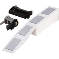 Pre-Cut Label Stock Roll, Silver, Gloss