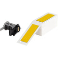 Pre-Cut Label Stock Roll, Yellow, Gloss