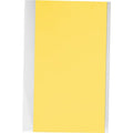 Pre-Cut Label Stock Roll, Yellow, Matte