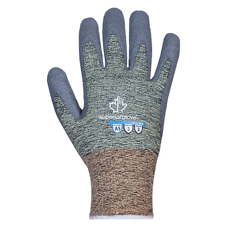 Cut-Resistant Gloves, Cut Level A5 ,Dipped ,Polyurethane ,Smooth ,XL 1 PR