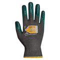 Knit Gloves, Cut Level A4 ,Dipped ,Nitrile ,Smooth ,L 1 PR