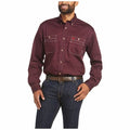Men's FR Durastretch Work Shirt, 9.7 cal/sq cm, 3XL, Vented Work Shirt
