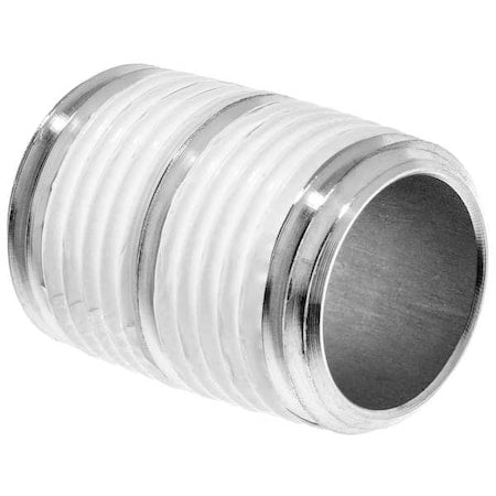 PipeNipple,SS,1/8",NPTxNPT,3/4"