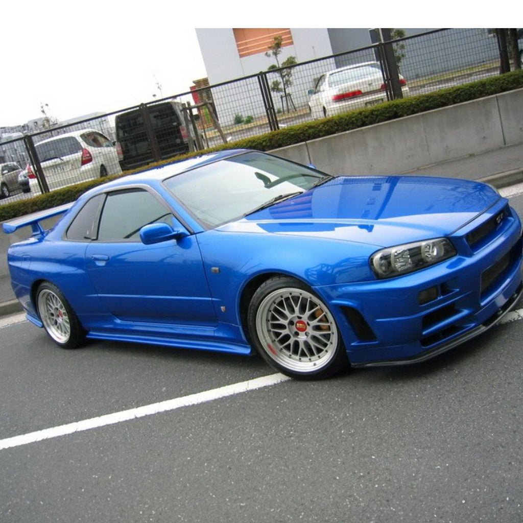 Fiberglass NSM ZTune Style Side Skirts for Nissan Skyline R34 GTT GTR