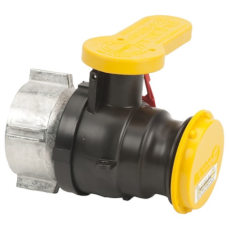 Manual 2-Way Ball Valve,Buttress,Polypro
