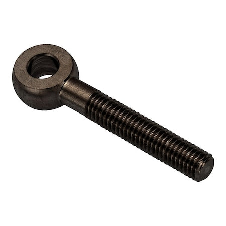Fixed Rod End, Stainless Steel, Black Oxide, 1/4"-20 Thrd Sz, 2 1/2 in Thrd Lg
