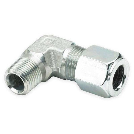 3/8" x 1/4" Compression SS Male 90 Degree Elbow