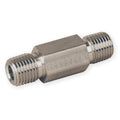 StainlessSteel,HexNipple,1/4"NPTx1/4"NPT