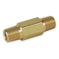 Hex Long Nipple Brass Pipe Fitting, 1/2 in Male NPT X 1/2 in Male NPT