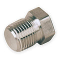 Hex Head Plug, 316L Stainless Steel, 3/4 in MNPT, 1-1/16 in Length, 6,400 psi Max Pressure