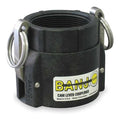 Cam and Groove Coupling, Type D, 3/4 in Coupler, 3/4 in FNPT, 2-1/8 in L, Socket, Polypropylene