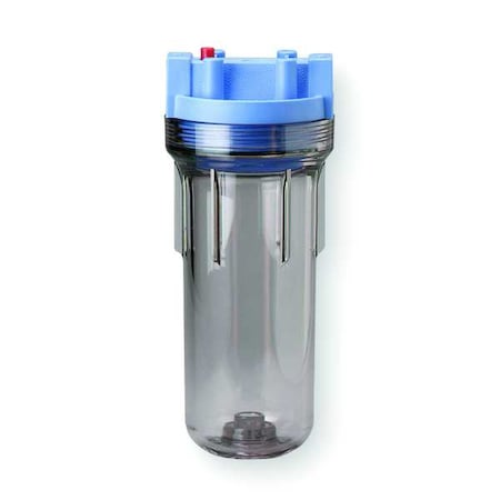 Filter Housing, 3/4 In NPT, 12-5/8" H x 5-1/4" Dia