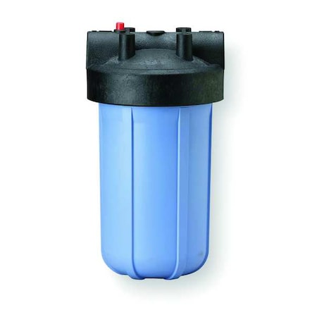 Filter Housing For Pentek Big Blue Heavy Duty, 1-1/2" NPT, 7-1/2" Dia, 20gpm, 90psi Max, 40 to 100F