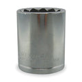 3/8 in Drive, 22mm 6 pt Metric Socket, 12 Points