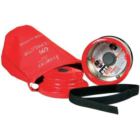 Electrical Glove Inflator Kit, Canvas, Nylon, Not Applicable Length, Black, Red