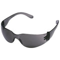 Safety Glasses, Condor V, Scratch-Resistant, Wraparound, Frameless, Gray Frame, Gray Lens