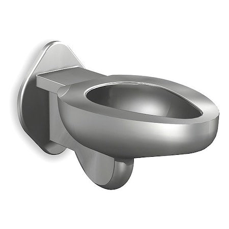 Prison Toilet, 1.6 gpf gpf, Not Applicable, Wall Mount, Stainless Steel