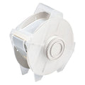 Label Tape Cartridge, Metallic Silver, Labels/Roll: Continuous
