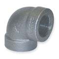 1/2" FNPT Galvanized 90 Degree Elbow, Saturated Steam Pressure: 300 psi