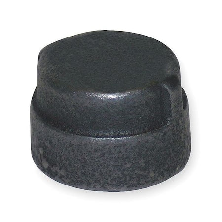 Cap Cap, 1-1/4" Pipe, FNPT, Malleable Iron, 300