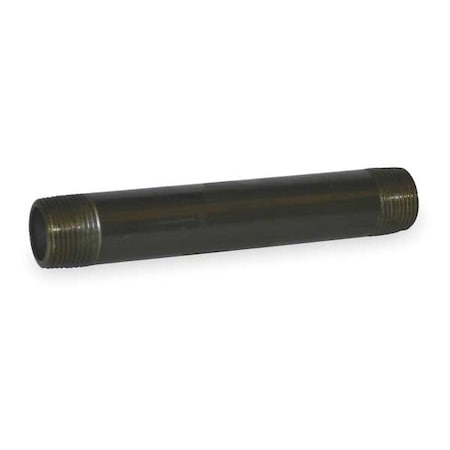 3/4" x 12" Black Pipe Nipple Sch 80