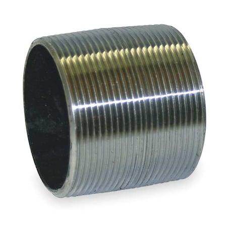 2" MNPT x MNPT Black Close Pipe Nipple Schedule 80