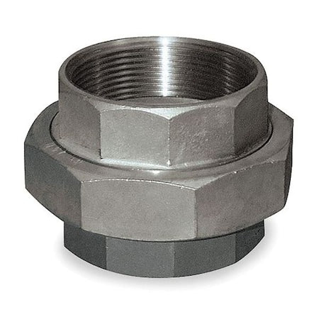 4 in Stainless Steel Union, Female NPT x Female NPT, Class 150, 304 Grade