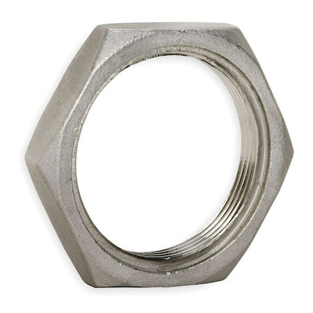 1-1/2 in FNPT 316 Stainless Steel Locknut, Class 150, 300 psi Max Pressure