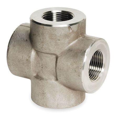 Cross, SS, Thrd 1-1/2", Thrd 1-1/2"