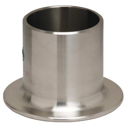 1 in Stub End Type A, 304L Stainless Steel, Butt Weld, Schedule 40