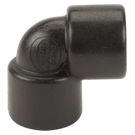 90 Degree Elbow, Polypropylene, 1/2", Schedule 80, 300 psi Max Pressure